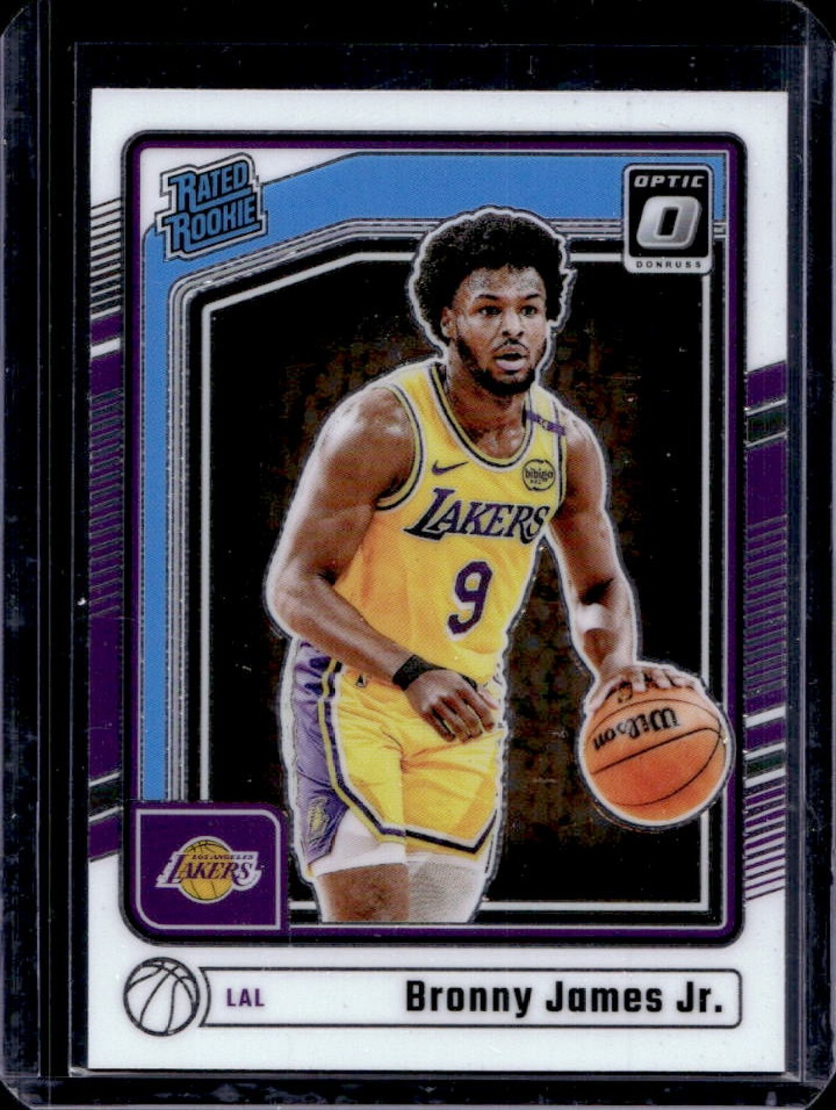 2024-25 Donruss Optic Bronny James Jr. Rated Rookie RC #282 Lakers