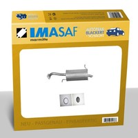 Imasaf ESD Auspuff Endtopf + Anbauteile für Mazda Premacy 1.9 + 2.0 1999-2005