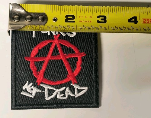 Patch musica punks not dead anarchy ferro/cucito emo goth punk rock applique band - Foto 3 di 6
