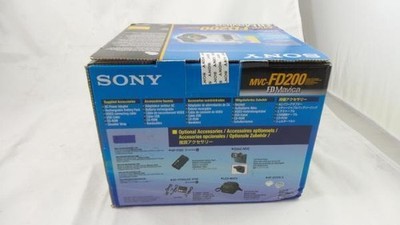 Sony Mavica MVC-FD200 2.0MP Digital Camera - Black & Metallic