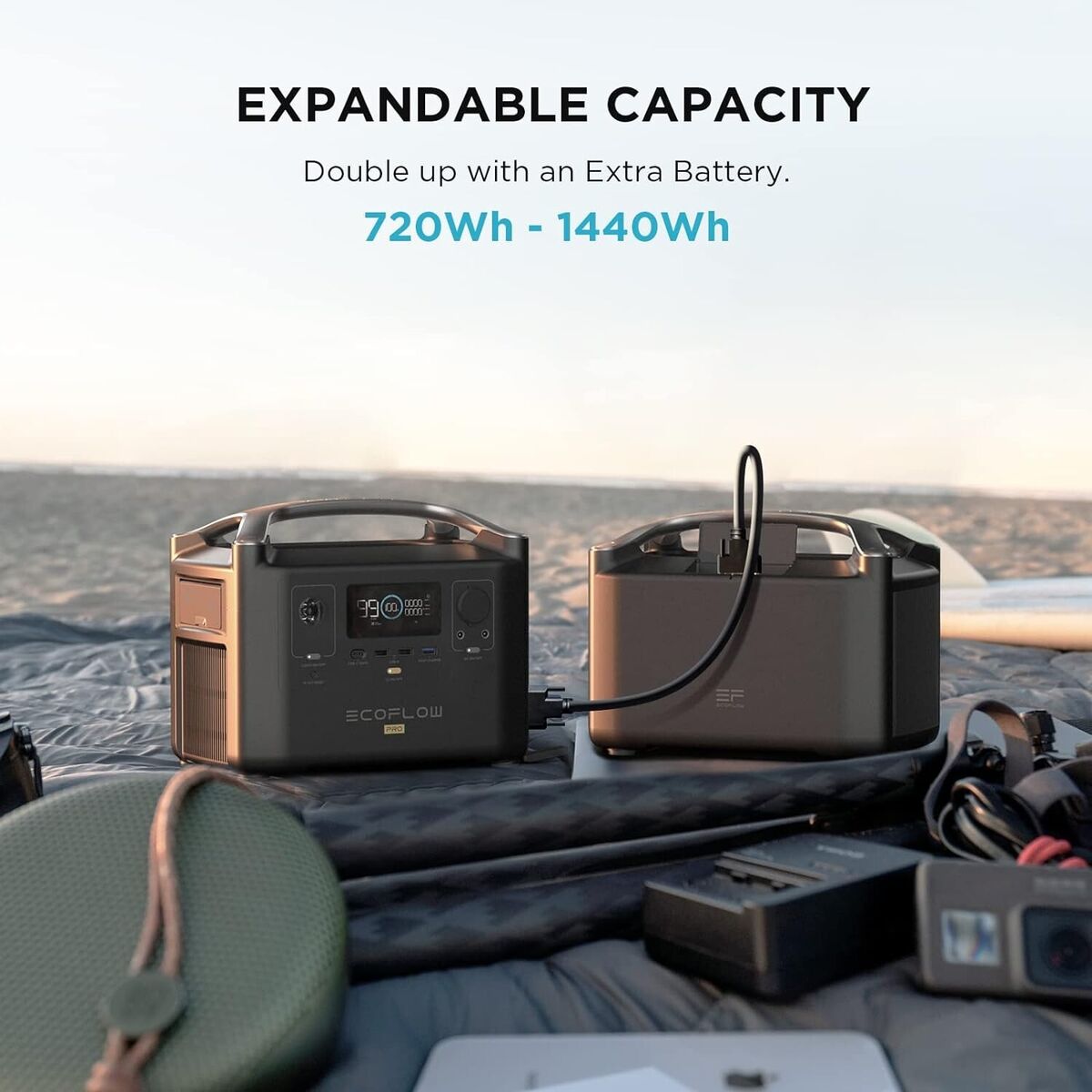 EcoFlow RIVER Pro Portable Power Station - Black for sale EcoFlow RIVER Pro Portable Power Station - Black for sale