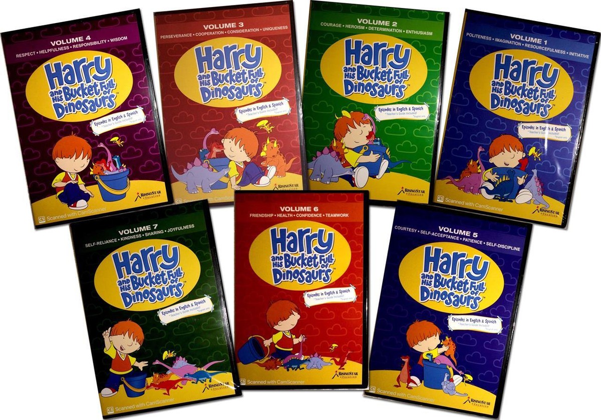 New Harry and His Bucket of Dinosaurs 7-DVD Set Rising Star