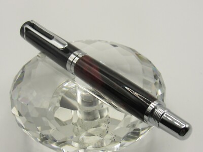 GORGEOUS HIGH QUALITY HANDMADE 4.8'' CONTINENTAL BLACK/COPPER ACRYLIC ROLLER BALL