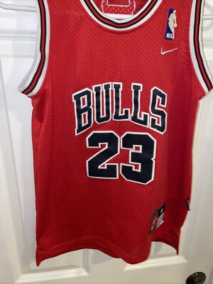 【タグ付】希少 90s Nike Bulls Jordan ユニフォーム 23 Vintage 90's Nike Chicago Bulls Jordan #23 Jersey Made In Korea