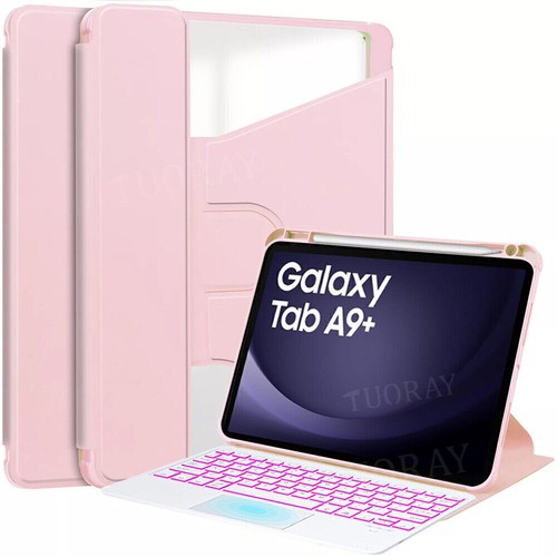 For Samsung Galaxy Tab A9+ 11" inch Tablet Touchpad Backlit Keyboard Case Mouse - Bild 6 von 85
