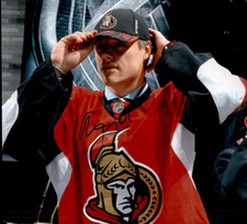 Filip Ahl Signed Autographed 8x10 Photo Ottawa Senators