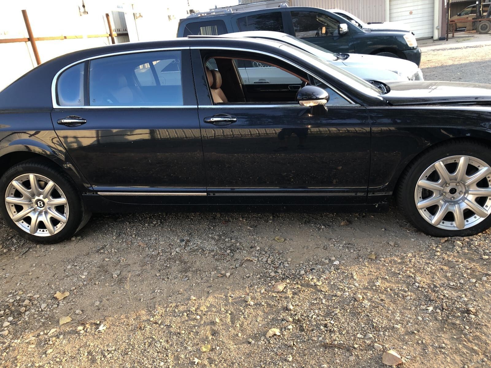 2006 BENTLEY CONTINENTAL FLYING SPUR Rear Side Door Right Passenger LR5W Blue 06