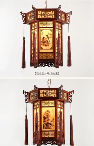 Chinese Lantern Chandelier Pendant Lamps Lantern Lighting Decor Fixtures - Picture 21 of 29