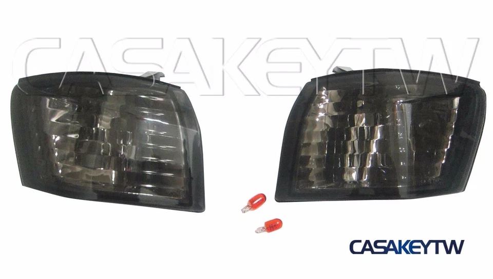 New Corner Chrome Smoked Lights For 1997 1998 1999 NISSAN SILVIA 240SX S14 - Image 2 of 4