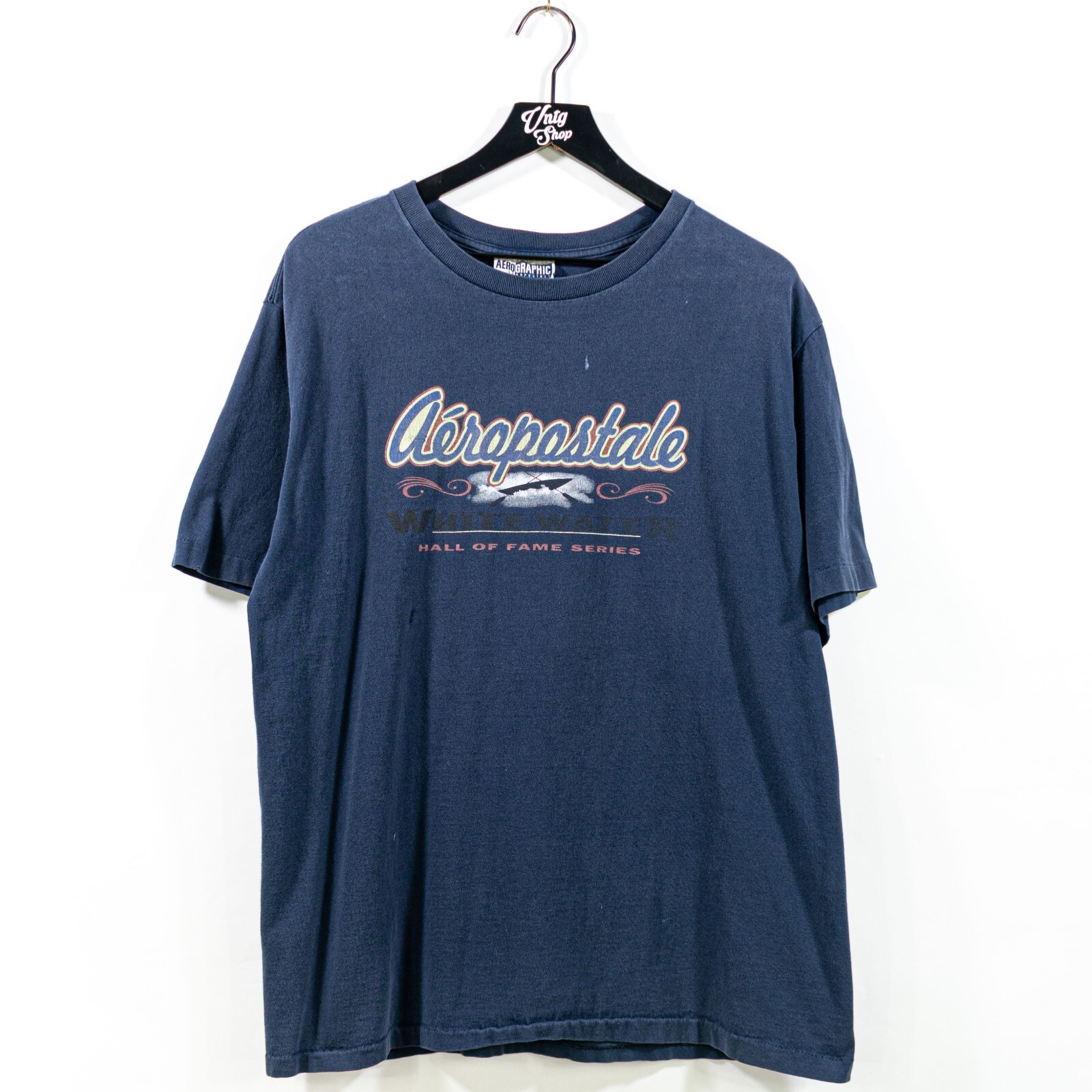 FILA T shirt canottaggio serie Aeropostale Hall of Fame grande vintage anni '90 retrò streetwear
