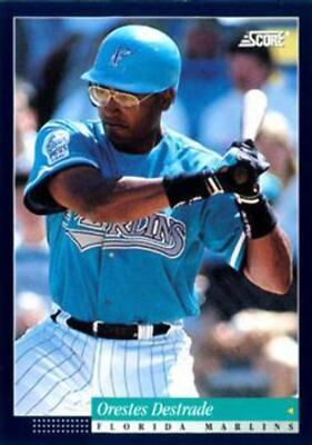 邦楽 Mardelas Destrose 372 Orestes Destrade - Florida Marlins - 1994 Score Baseball | eBay