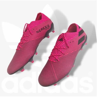 Adidas Nemeziz 19.1 FG UK size 12 (pink/black) football boots