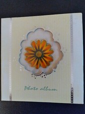 FLORAL SLIP-IN PHOTO ALBUM WITH 3D EMBOSSED FRONT COVER