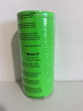 MONARCH 1105, 1107 & 1110 FLUORESCENT GREEN LABELS (16 ROLLS) - 000896