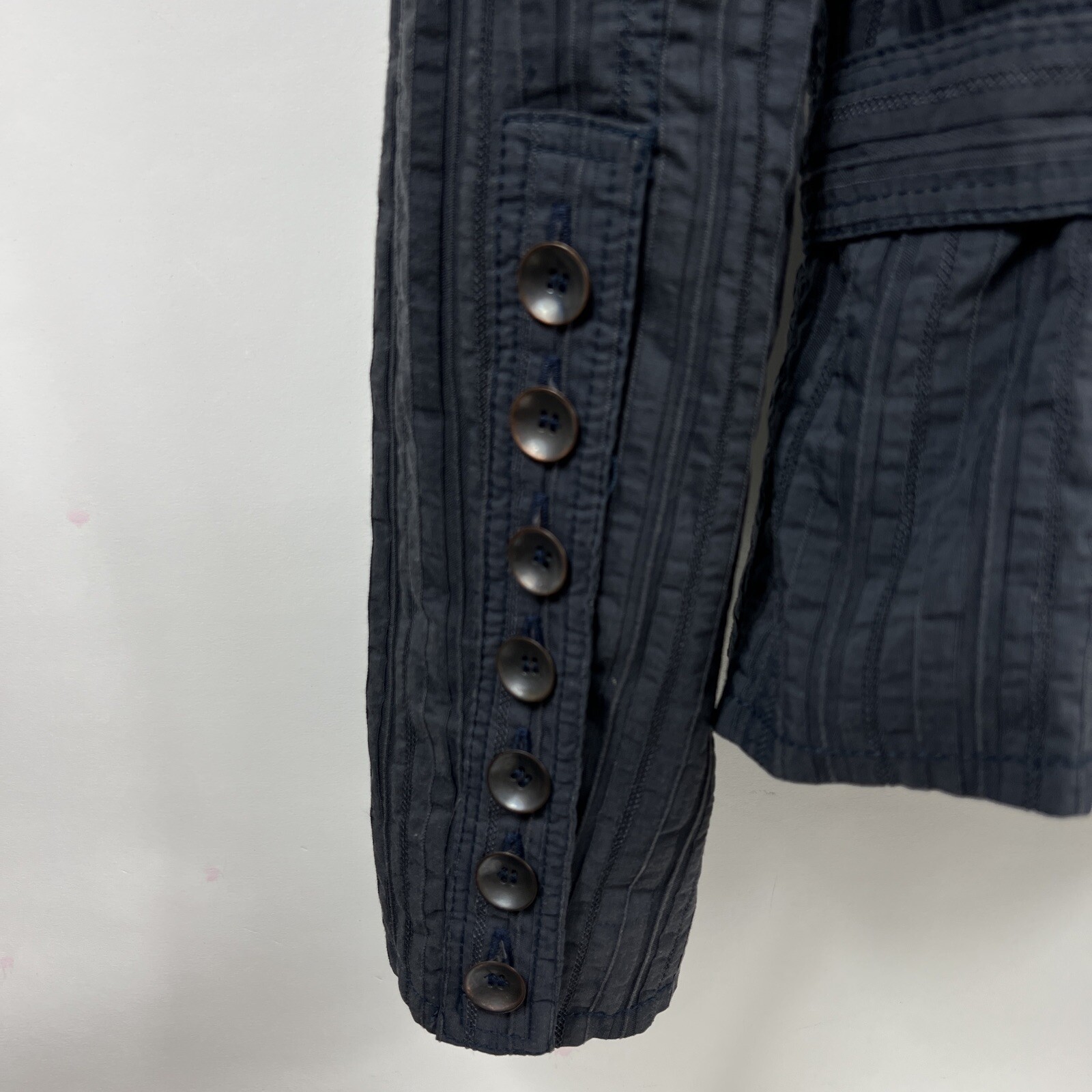 Zara Basic Jacket Women's Medium Button Down Long… - image 6