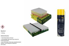 MANN FILTER Paket MANNOL Klimareiniger für Renault Kangoo Be Bop KW0/1_ 1.5 dCi