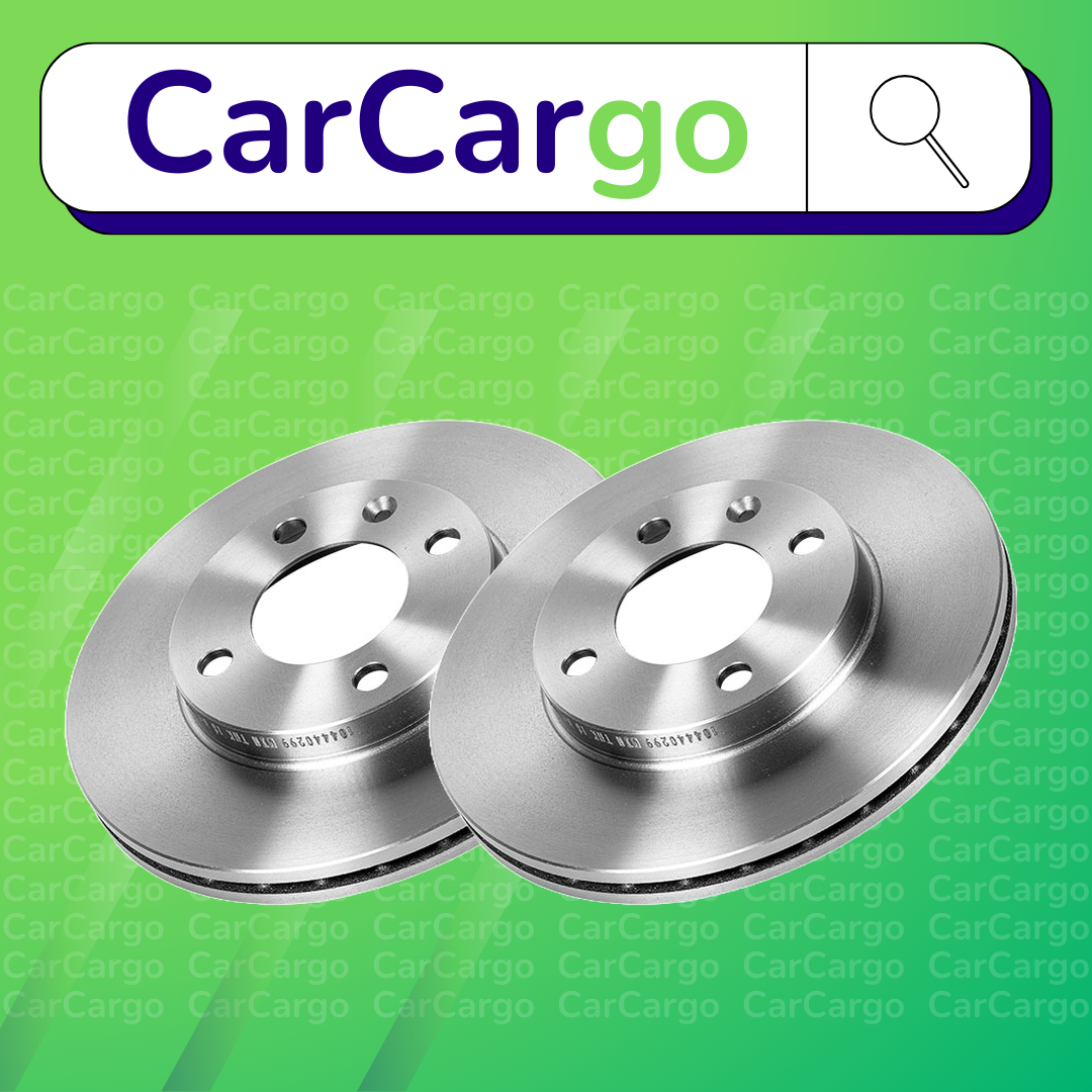 Premium Vented Front Brake Discs Pair For VW Vento 1.4 1991-1998 239 mm