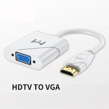 US HDMI Male to VGA Female Adapter Converter Cable for Video HDTV DVD PC 1080P