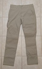 Eddie Bauer Pants Men 33x34 Brown Travex Horizon Utility Hiking Stretch, EUC 