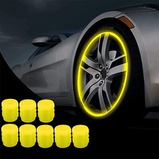 Car Tire Valve Stem Caps Glowing Tire Air Caps Cover Tire Valve Caps Universal