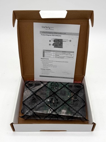 Carte FireWire StarTech 2 ports PCI Express 1394a PEX1394A2V2 - Photo 12/13