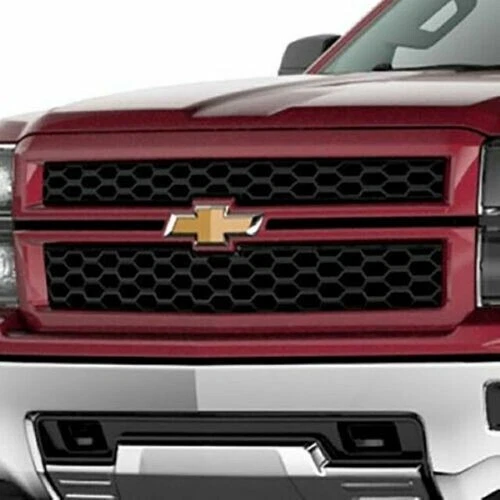 2014-2015 Chevrolet Silverado 1500 Front Grille Ruby Metallic 23194170 OEM - Image 4 of 4