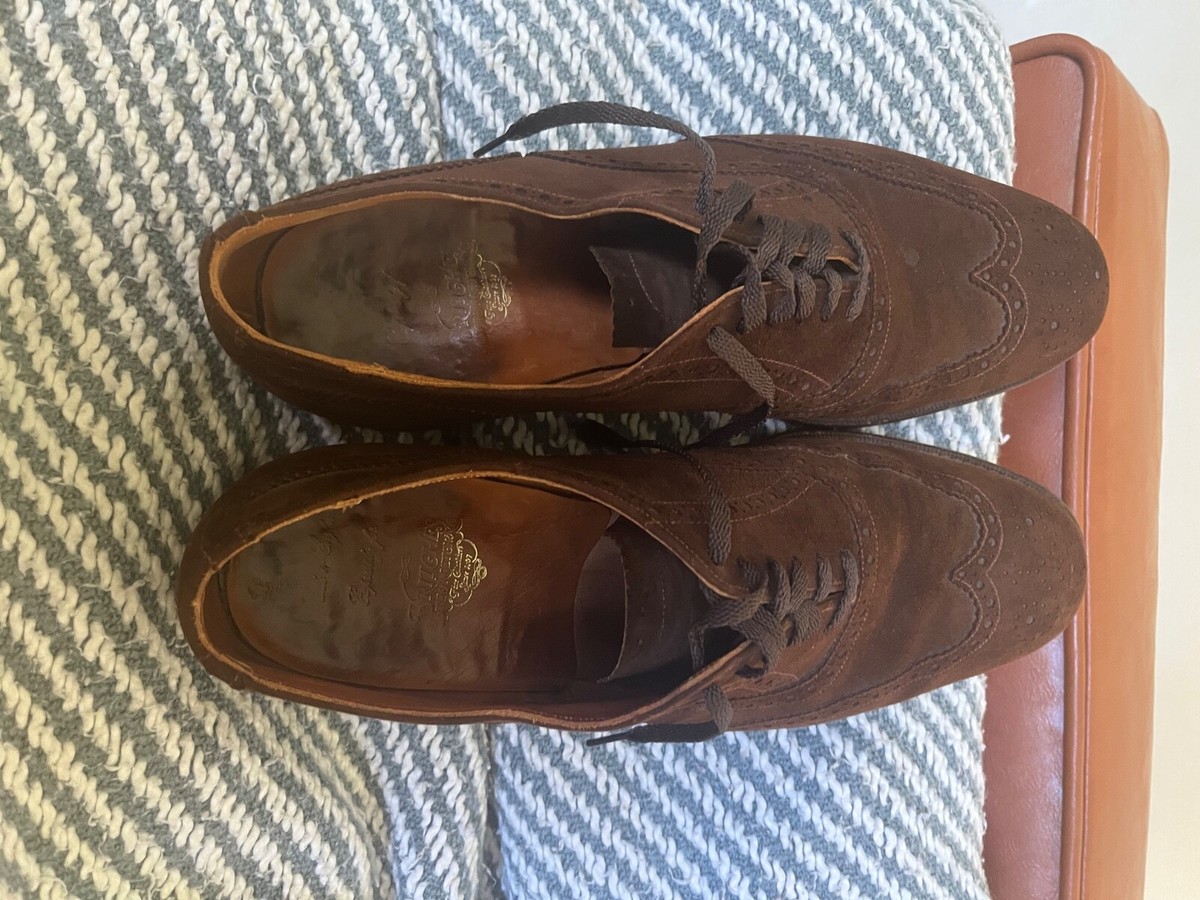 britches of georgetown shoes men made in England. Brown Cap  display picture 1