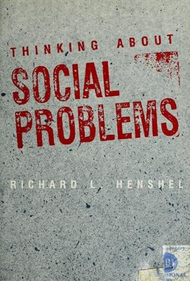 Nachdenken über soziale Probleme Taschenbuch Richard L. Henshel