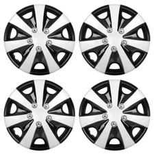 4Pc 15 inch Front Rear Wheel Hub Caps For R15 Wheel Covers Snap On Car Truck SUV