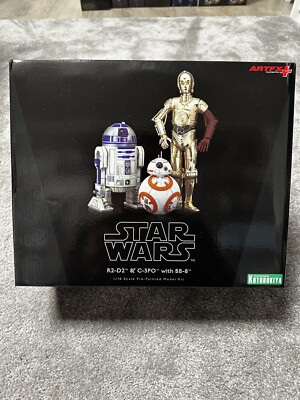 Kotobukiya Star Wars Artfx R2-D2 ,C-3P0 ,BB-8 1/10 Scale Model Statues  New