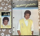 Vintage 1984 Michael Jackson Notebook And Memo Notepad Lot Triumph Merchandising