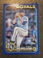 2024 Topps Series 2 -  Royal Blue #571 John McMillon (RC) Kansas City Royals 