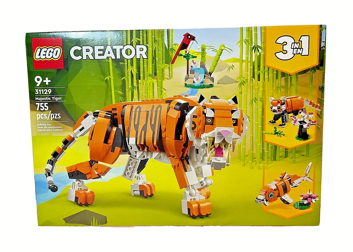 LEGO - Creator 3in1 Majestic Tiger 31129 (755pcs) | eBay