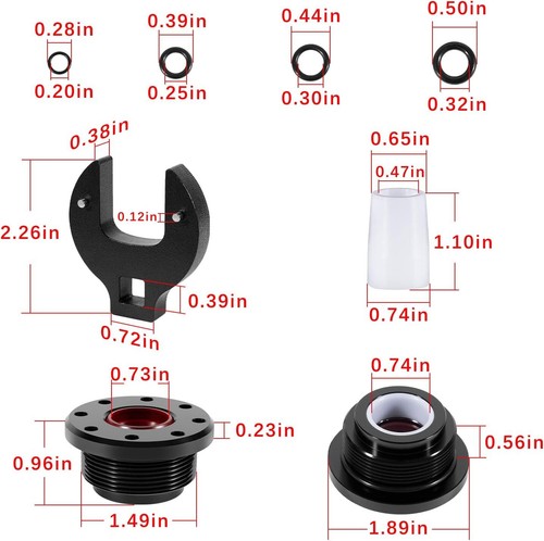 Kit de sellado de cilindro de dirección hidráulica para Seastar Kit de llave de pasador y junta tórica HS5157 - Imagen 3 de 8