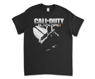 Call of Duty Black Ops 2 Tee Shirt T-Shirt Vintage Style Retro Gaming Videogame