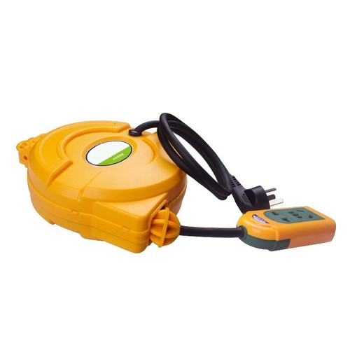 New Automatic Retractable Power Cable Reel Wire Power Supply Hose Reel 5M 3000W - Picture 5 of 6