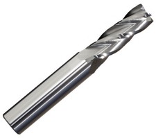 11/64 4 Flute Premium Carbide Single End Bright Uncoated End Mill Made in USA
