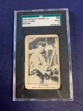 1922 E121 American Caramel Series Of 120 Ty Cobb BATTING SGC 2 GD - Iconic!