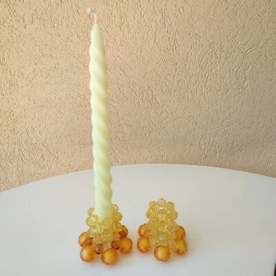 Petits bougeoirs en perles - Photo 1/4
