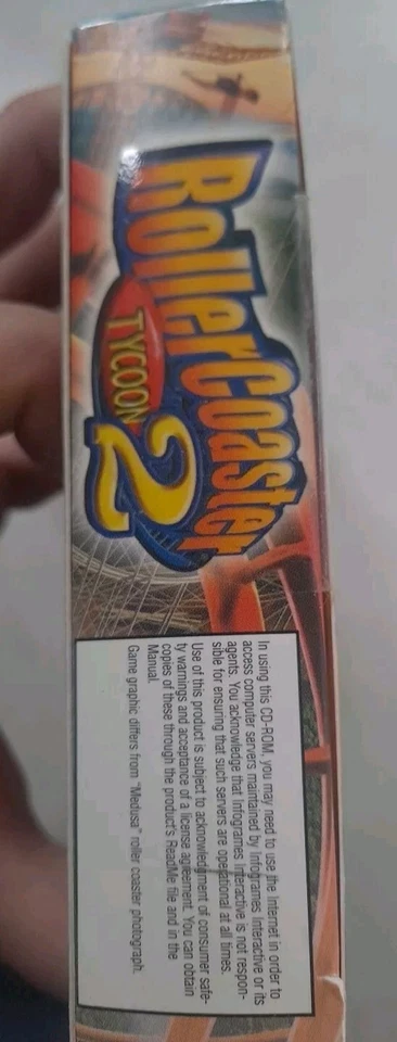 RollerCoaster Tycoon 2 (PC, 2002) Big Box - RARE!! Brand New Factory Sealed - Image 4 of 4