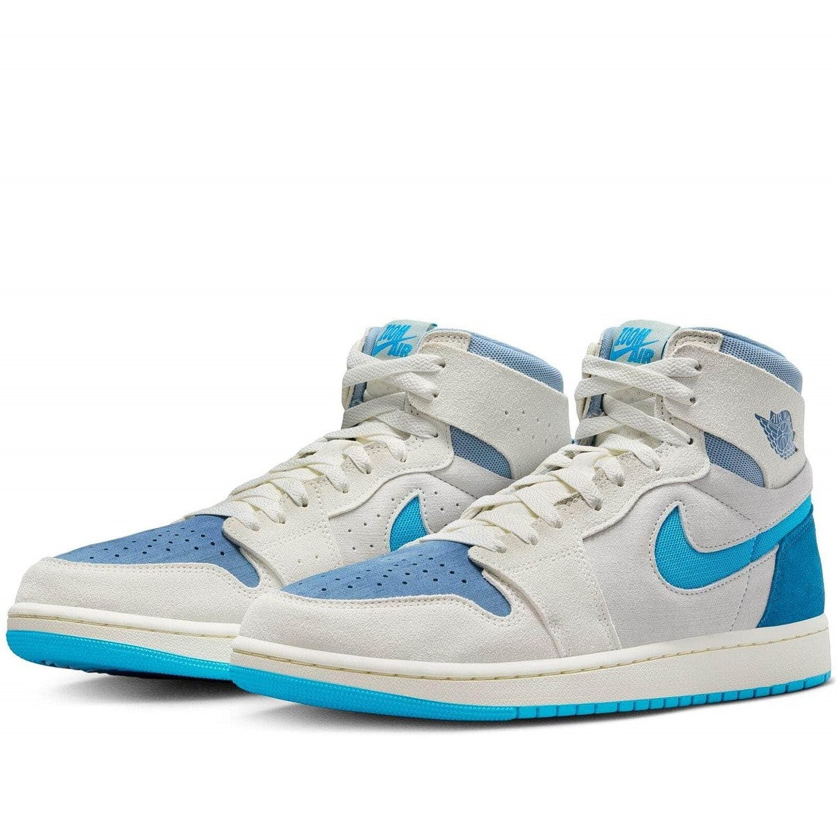 Size 11 - Air Jordan 1 Zoom Comfort 2 High Dark Powder Blue for