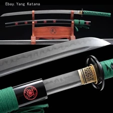 Battle Ready Japan Samurai Katana Sword Sharp Clay Tempered T10Steel Blade Saber