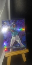 EVAN WHITE BRAVES 2018 Bowman Platinum Prismatic Prodigies Purple /250 #PPP-13