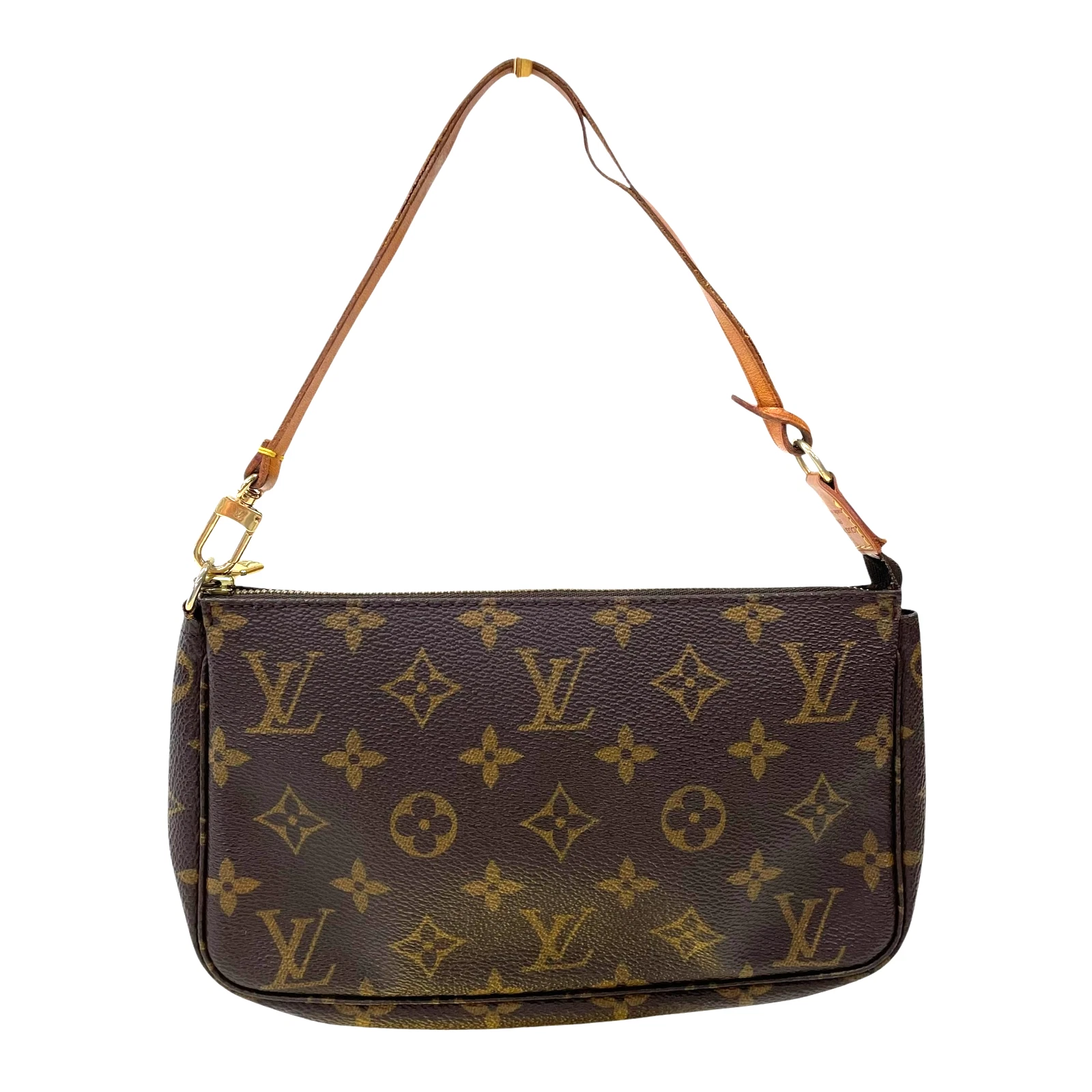 LOUIS VUITTON（LV） Louis Vuitton Monogram Pochette Accessori M40712 Tela Marrone Autentica 12883