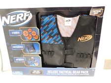 Nerf Tactical Vest Deluxe Tactical Gear Pack 5 Targets, Hip Holster NEW Sealed