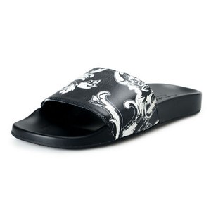 versace black flip flops