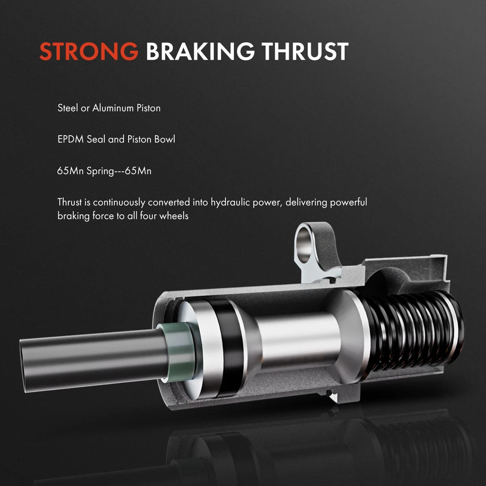 Cilindro maestro de freno para Ford CF6000 1986-1990 CF7000 1986-1993 con frenos eléctricos Foto 4 de 4