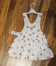 Oshkosh Overall Dress White Floral