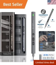 51-in-1 Rechargeable Electric Screwdriver Set with Magnetic Bits & LED Lights