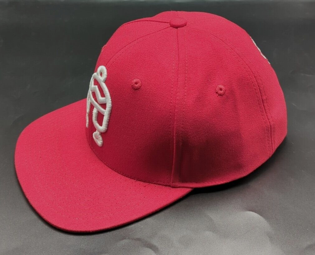 PERUVIAN BROTHERS hat red adjustable snapback cap… - image 3